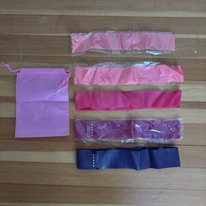 Set of Pink and Purple Resistance Bands
